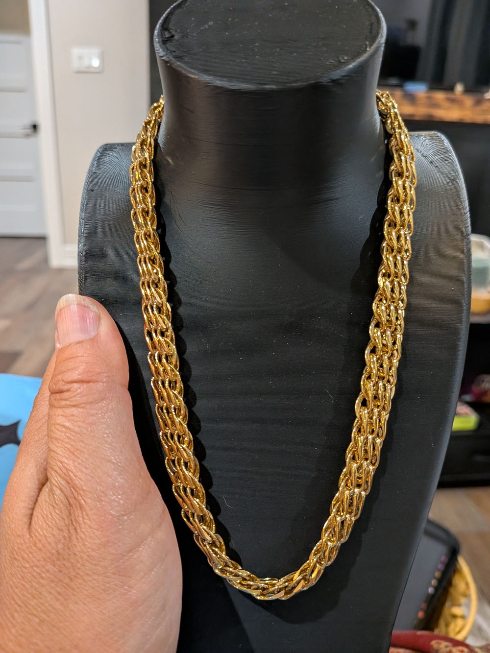 Givenchy Gold-Tone Braided Link Bracelet with Signature Clasp